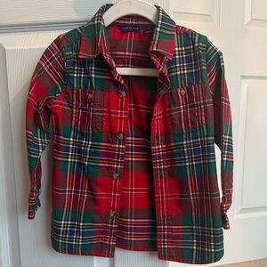 Janie and Jack plaid shirt